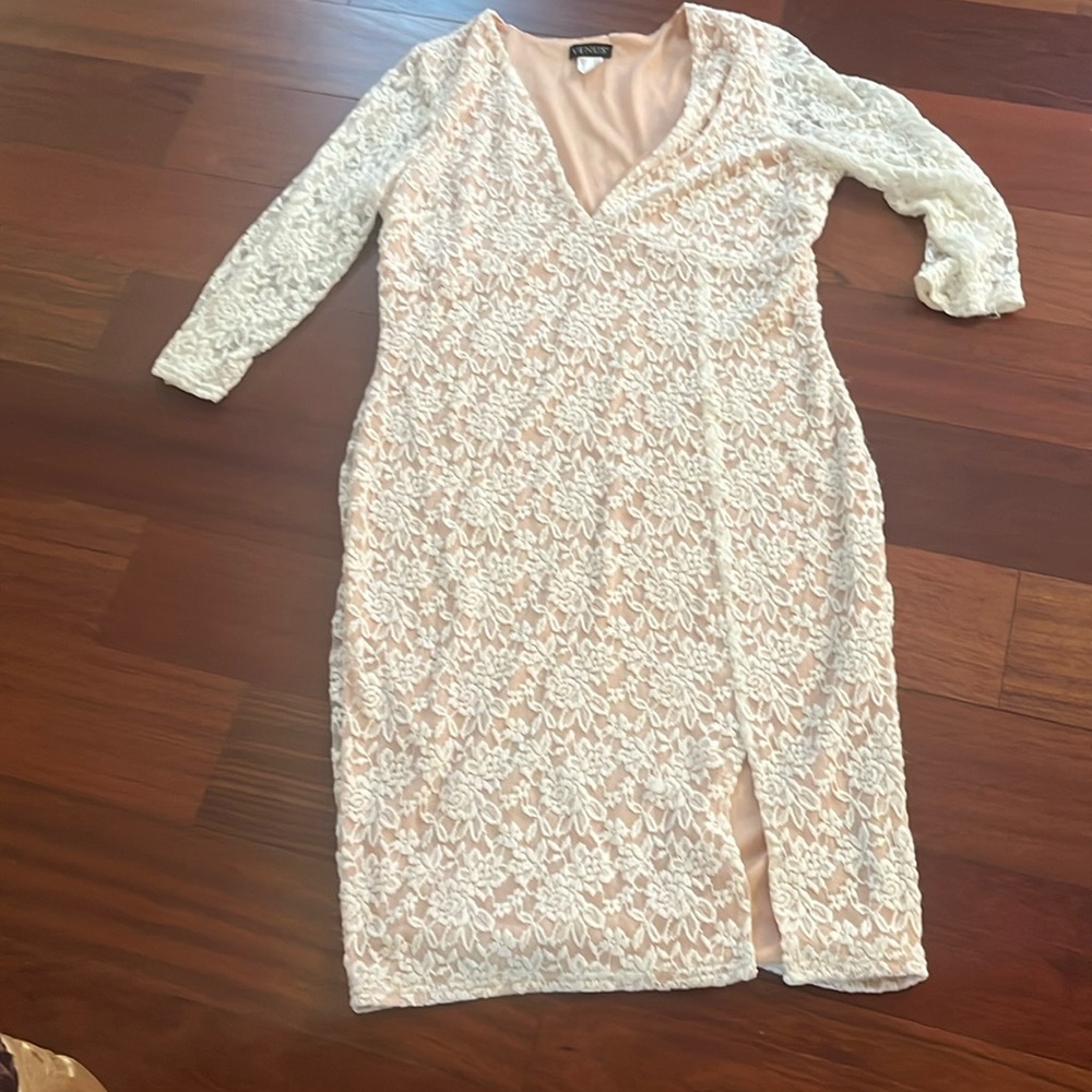 Sheer lace dress